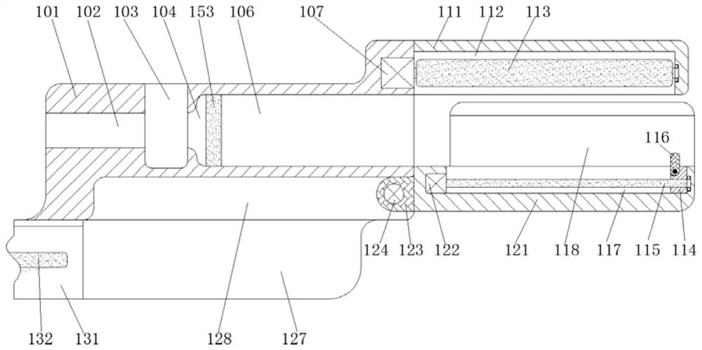 Aluminum profile extrusion forming device