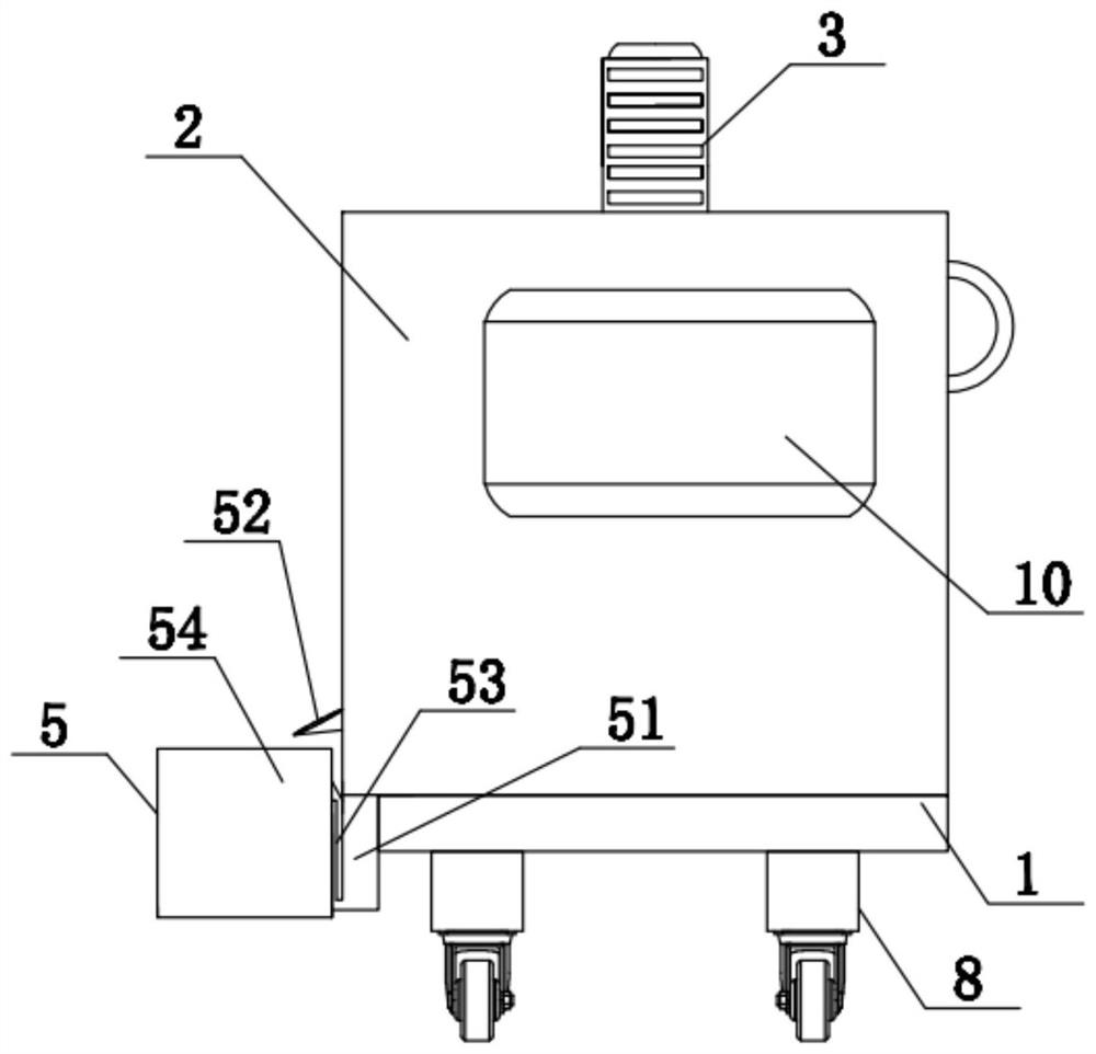 Test monitoring device for water and salt migration of saline soil