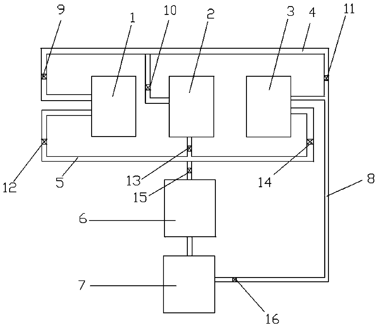 Elevator furnace nitrogen purification cycle utilization device and process