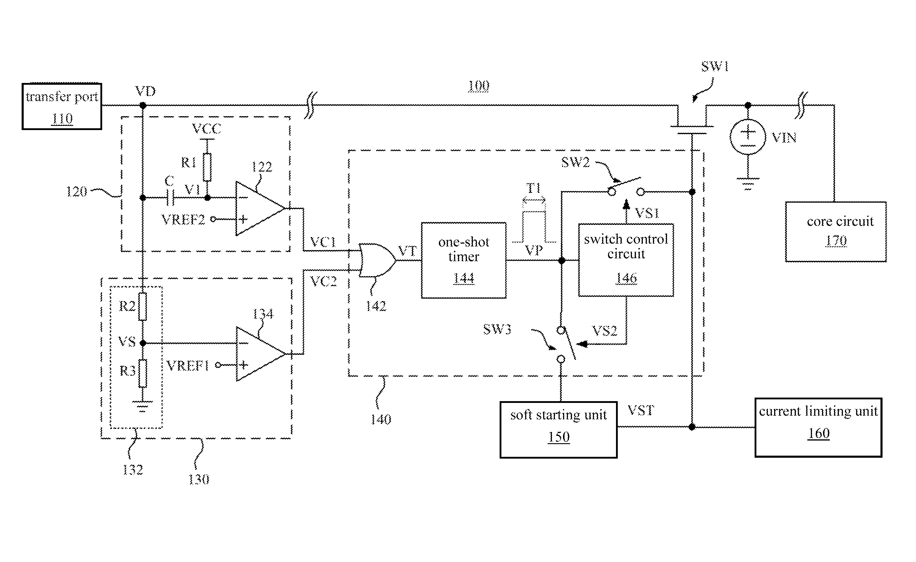 Electronic device and power protection method