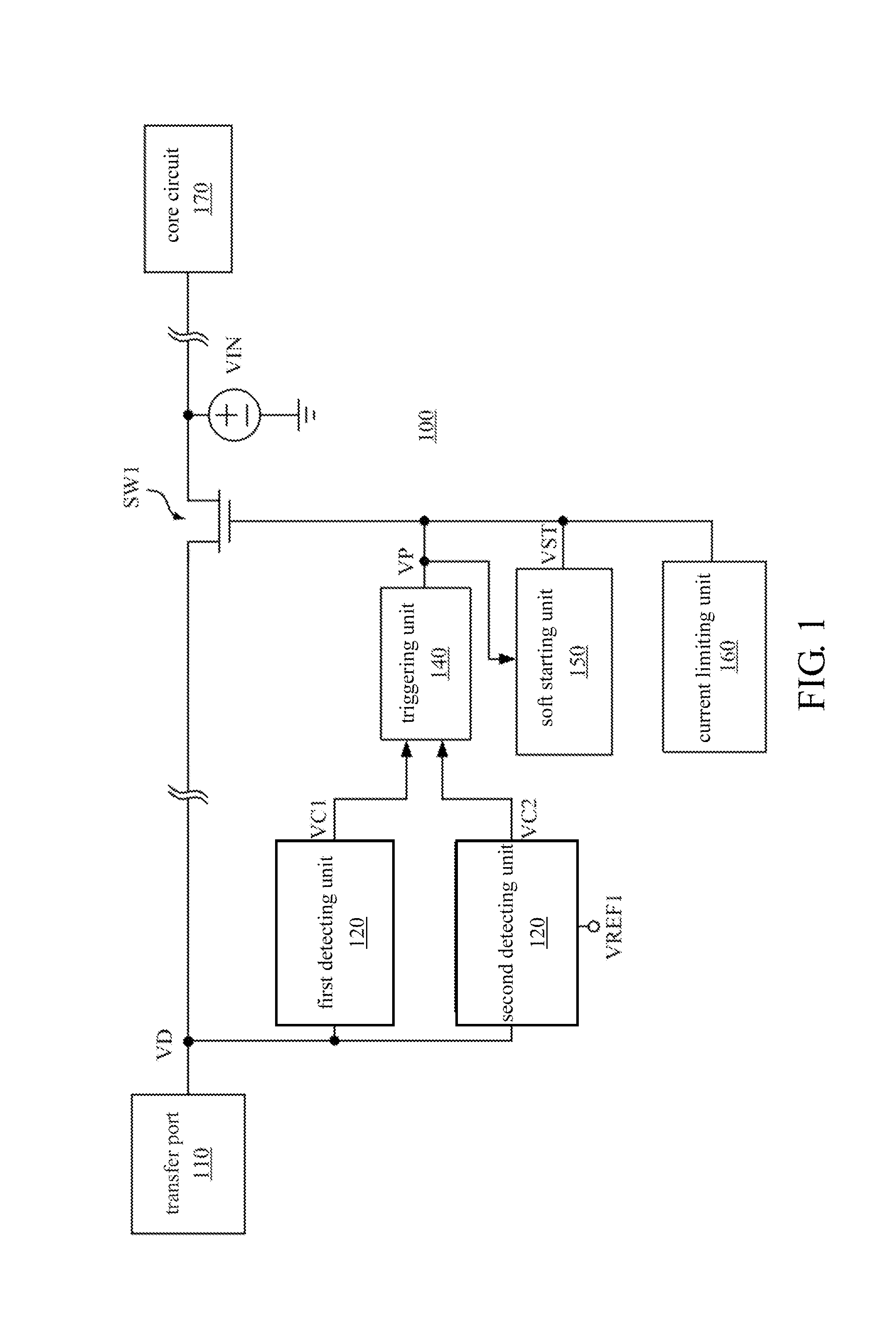 Electronic device and power protection method