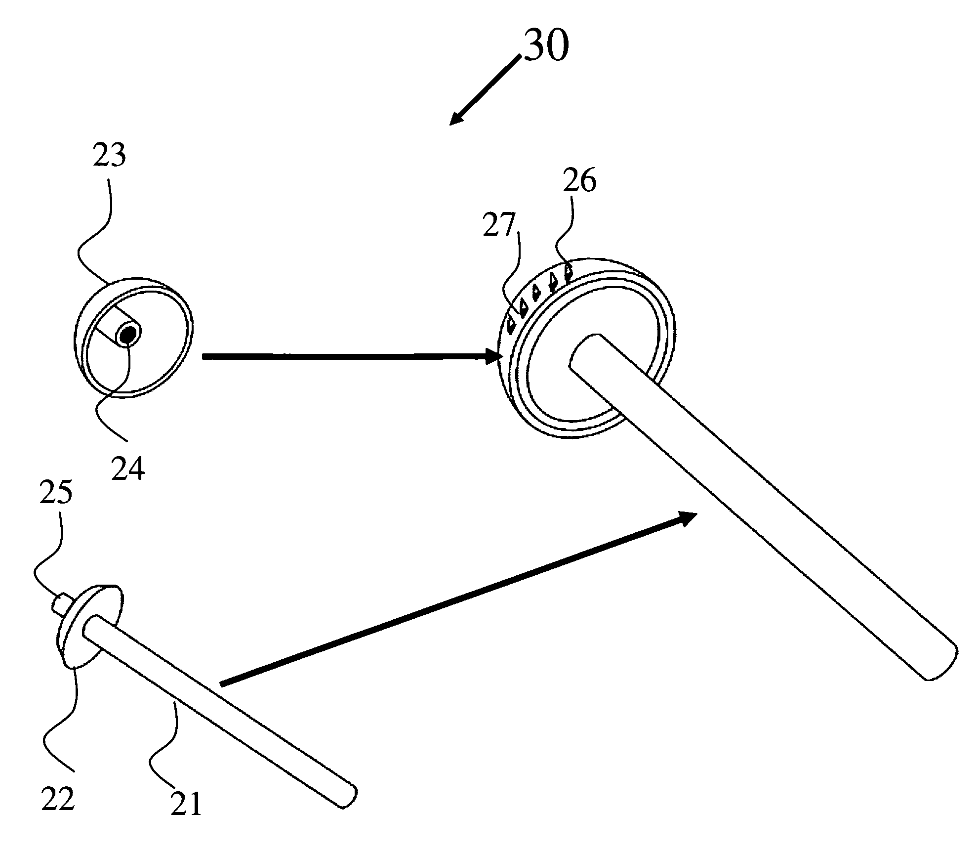 Modular spherical hollow reamer assembly for medical applications