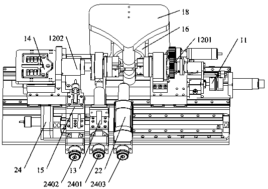 In situ test instrument and method for mechanical, electric, thermal and magnetic coupling material properties under composite load mode