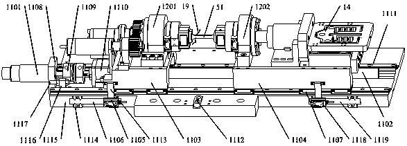 In situ test instrument and method for mechanical, electric, thermal and magnetic coupling material properties under composite load mode