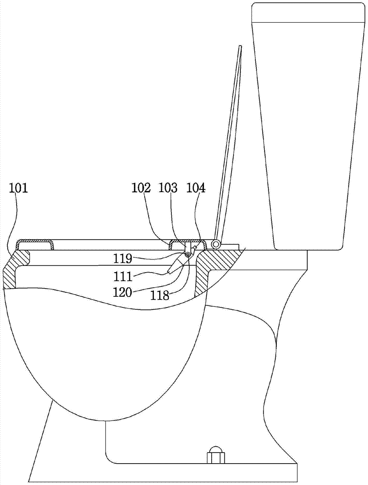 Bidet operated by water pressure