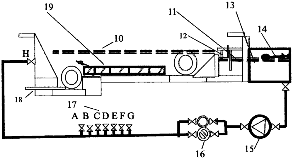 Rocker sliding device of water bath bottom scraping and conveying machine of urban solid waste in-situ treatment device