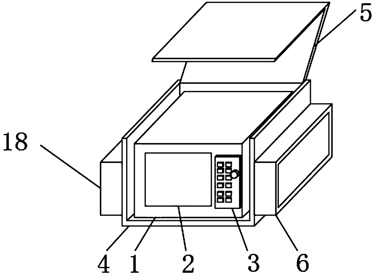 Spectral analysis device with excellent protecting property