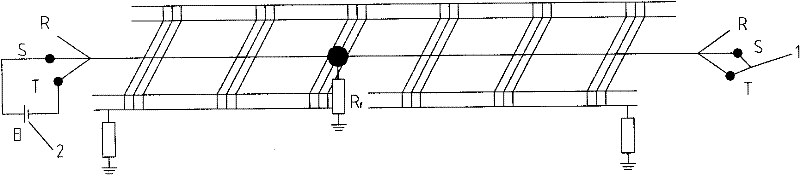 A method for detecting grounding faults of bridge cables