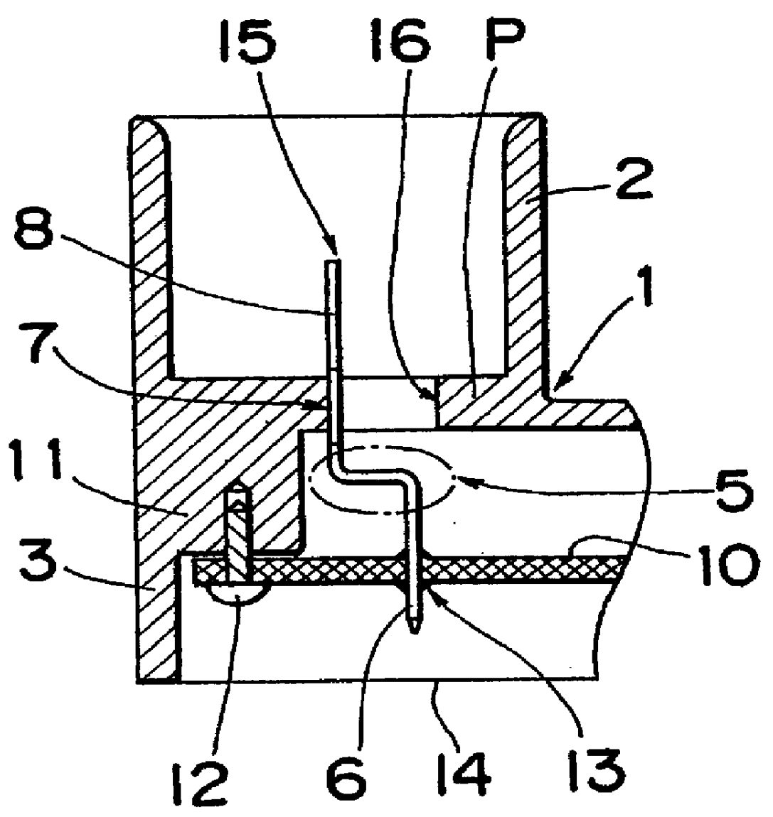 Electronic control unit with electrical connector