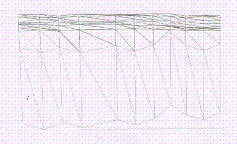 Automatically generating method of pinchout geological body three-dimensional complex profile