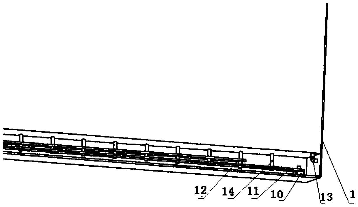 Full-automatic shutter type dust removal blackboard