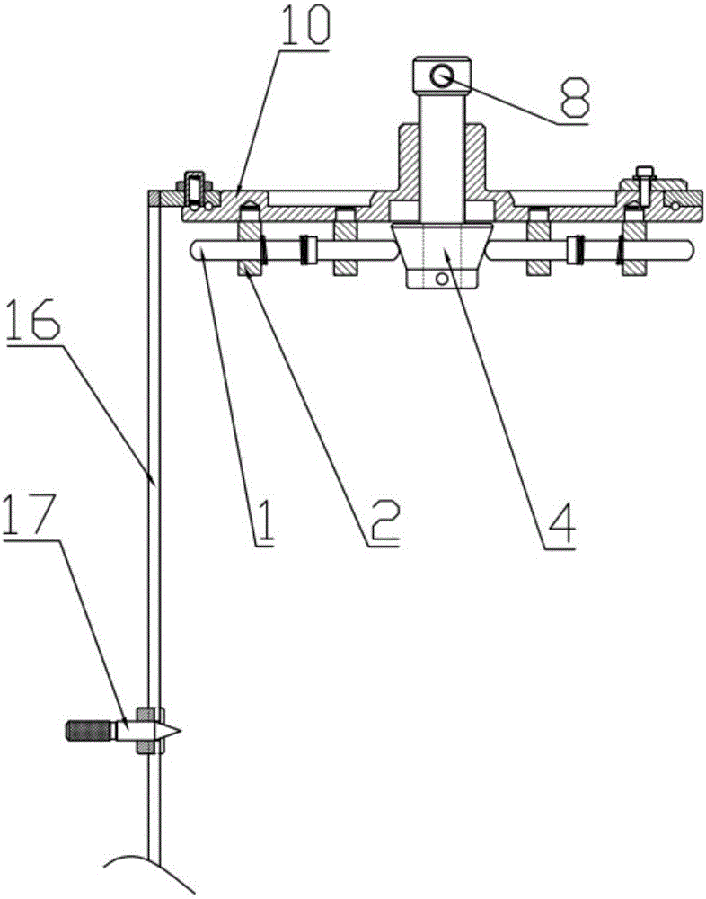 Universal device for marking barrel