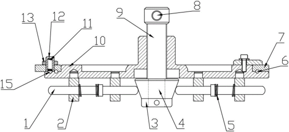 Universal device for marking barrel