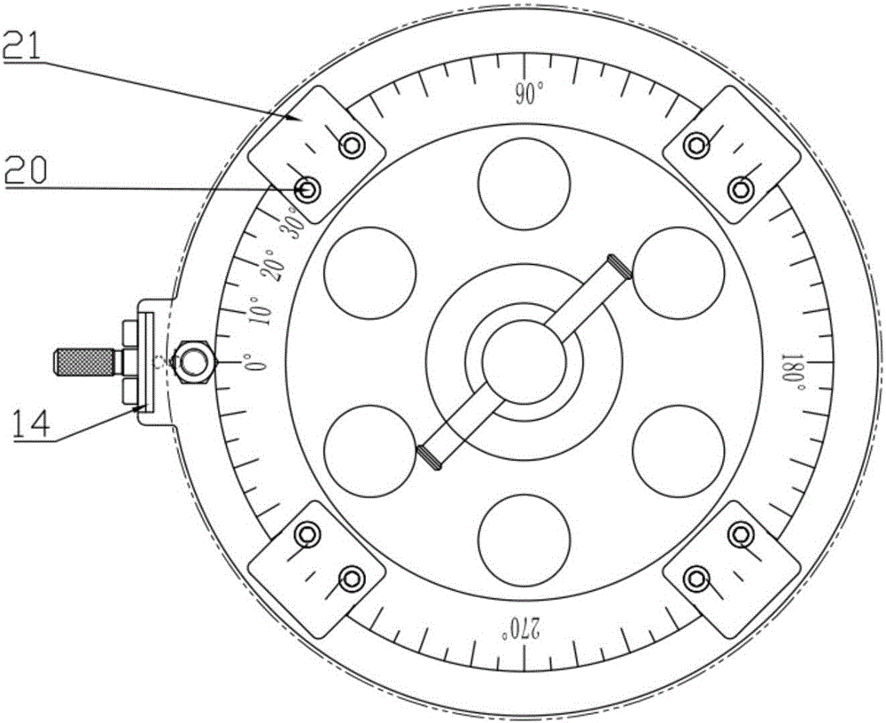 Universal device for marking barrel