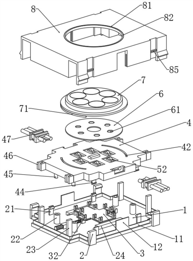 Point light source with controllable light lens