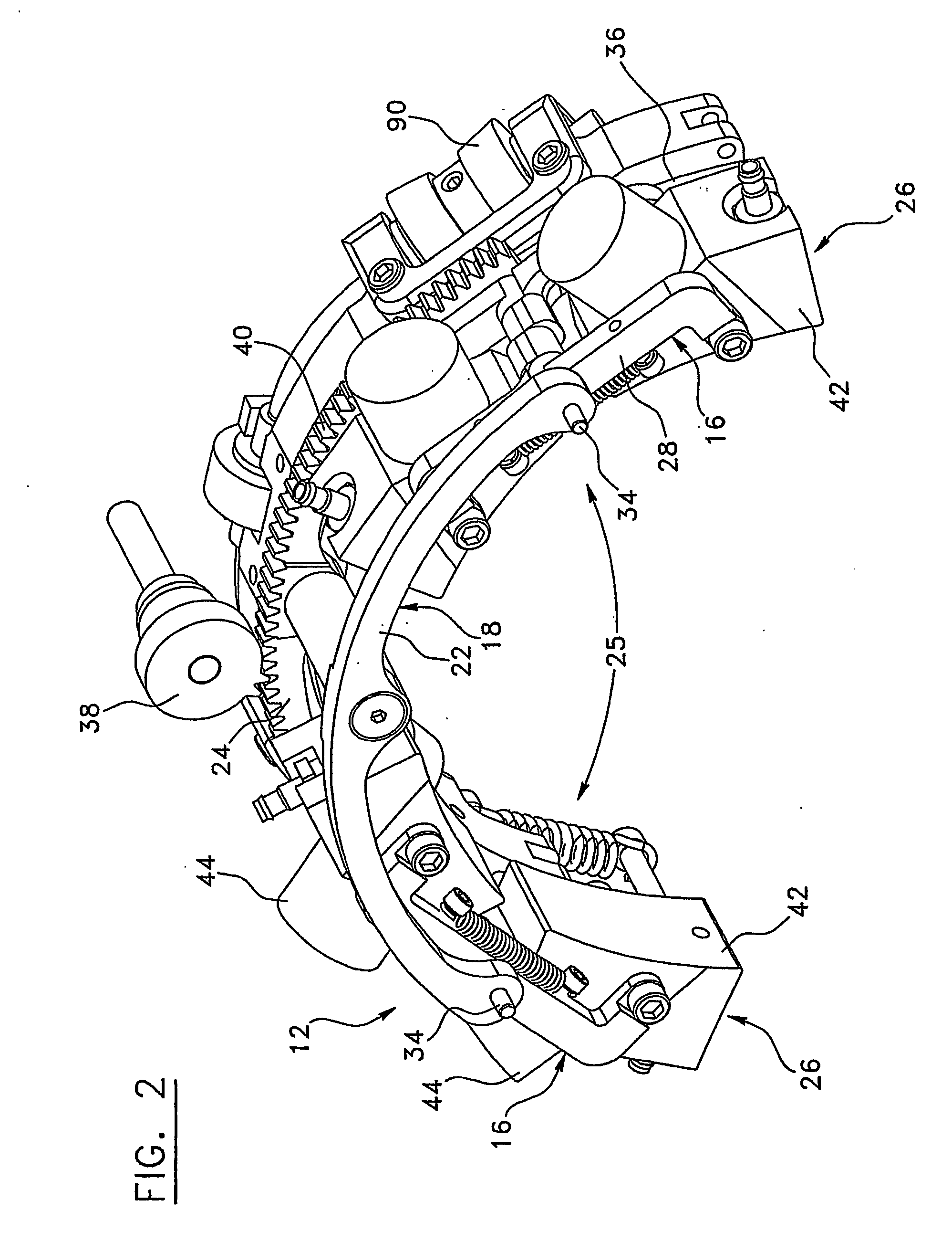 Motorized bracelet assembly for moving sensor modules around a pipe