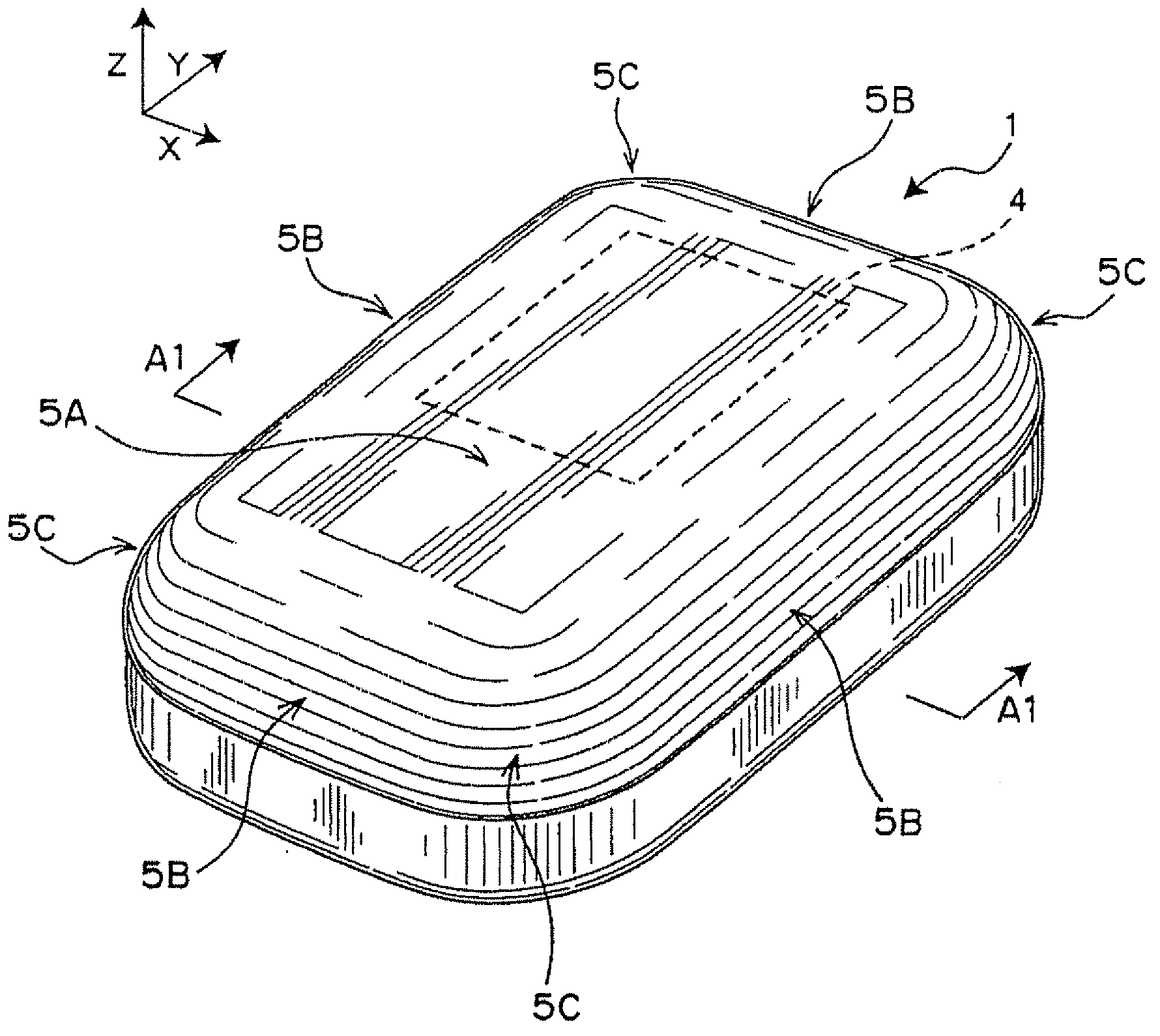 Mesh sheet and housing for electronic devices