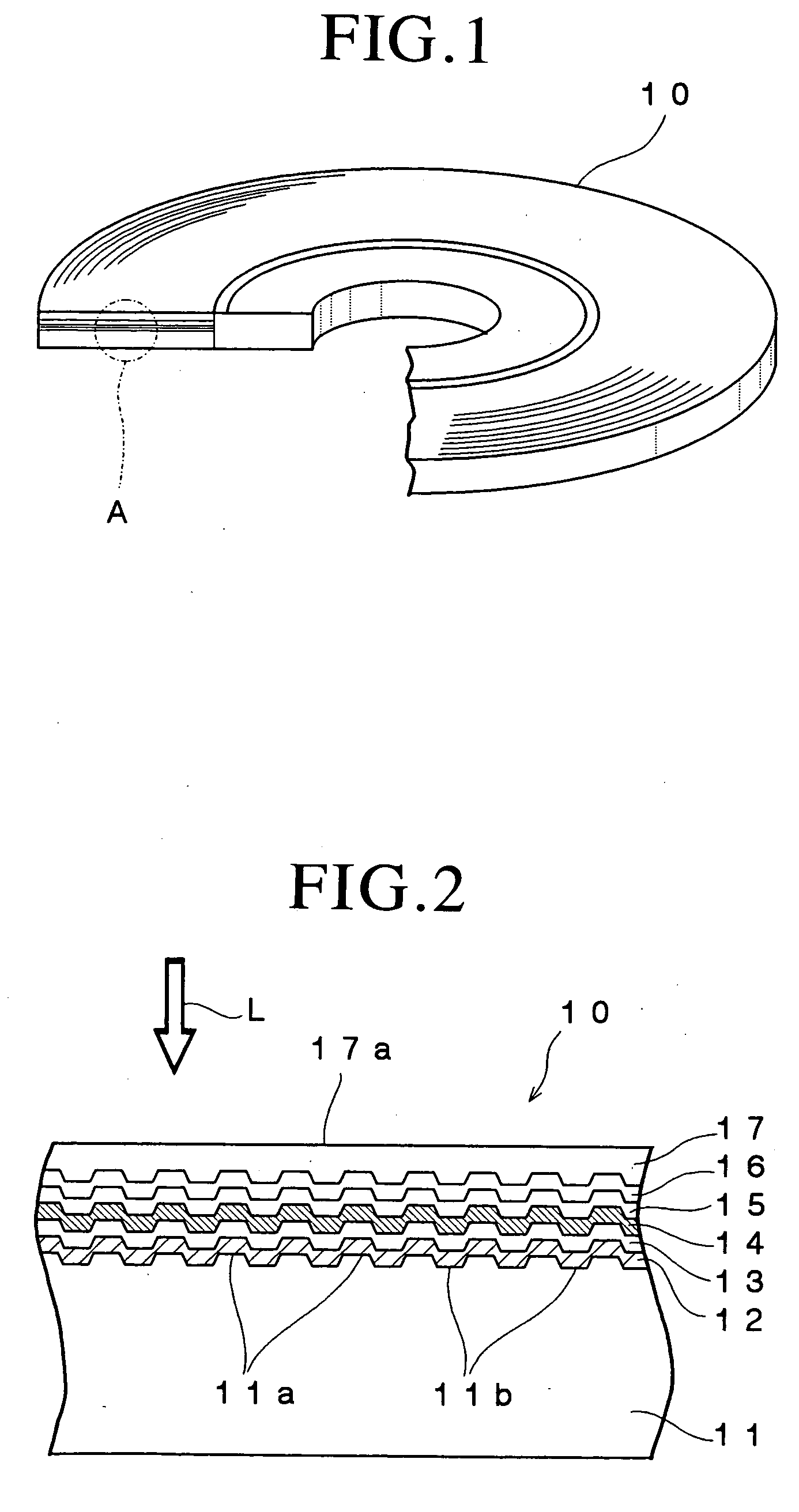 Optical recording medium and data recording apparatus for recording data in the same