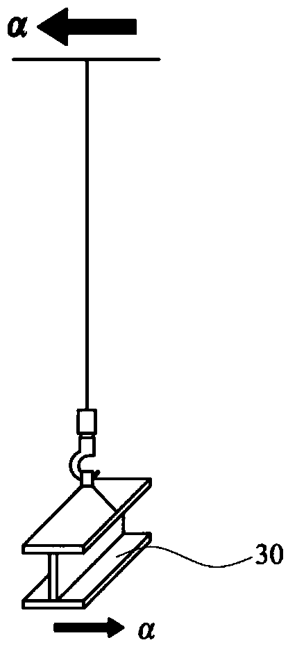 Crane load oscillation reducing system