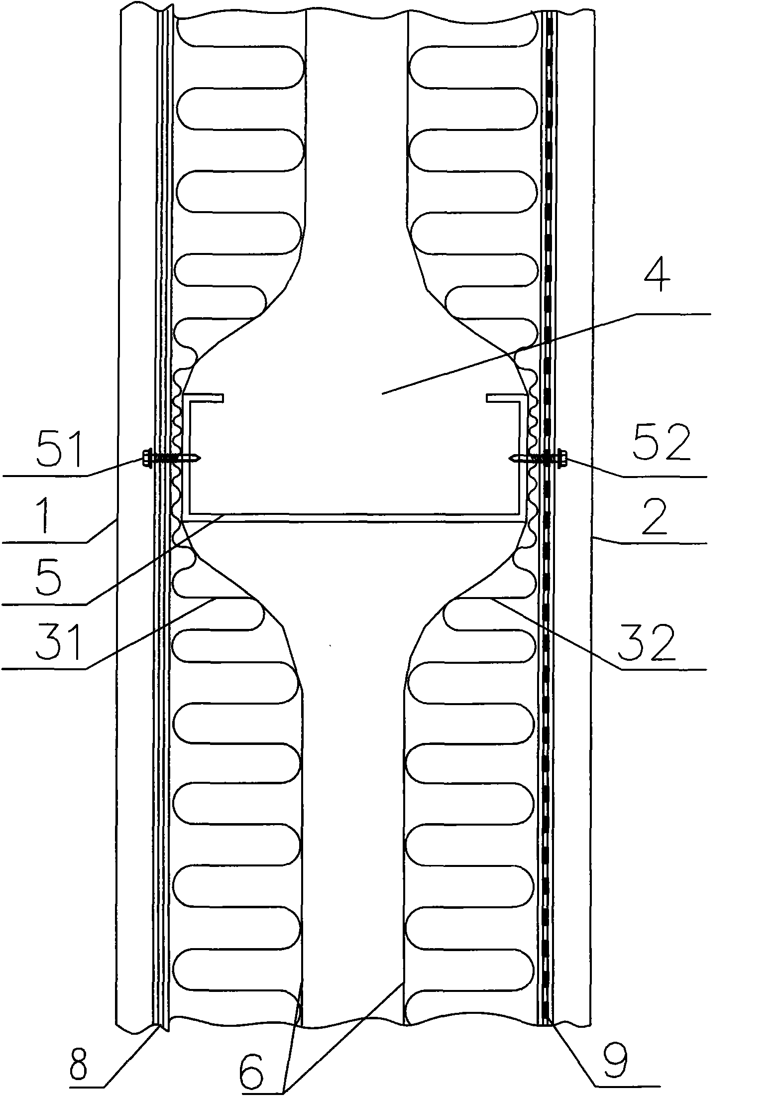 Composite heat-insulating containment system and construction method thereof