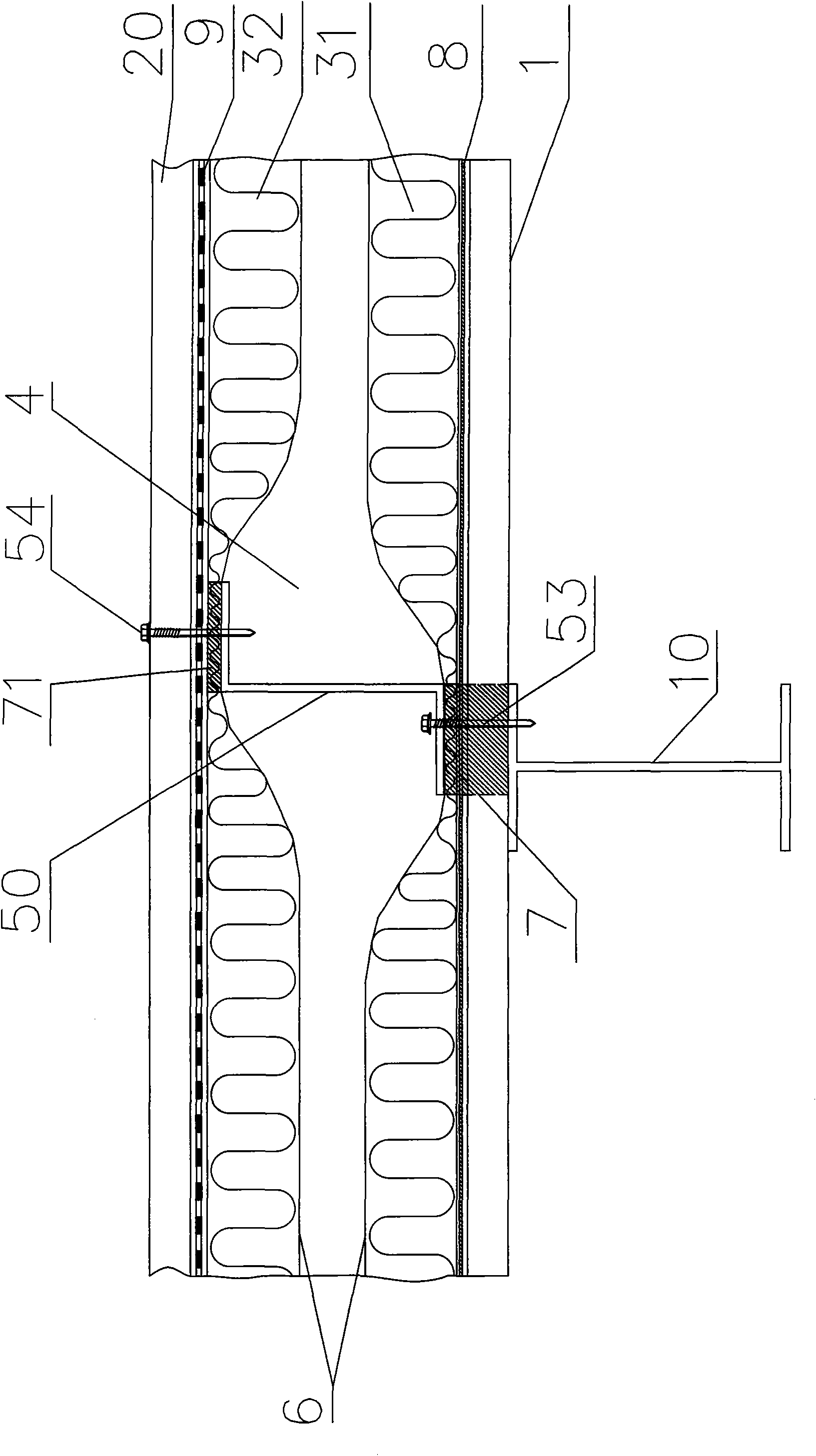 Composite heat-insulating containment system and construction method thereof