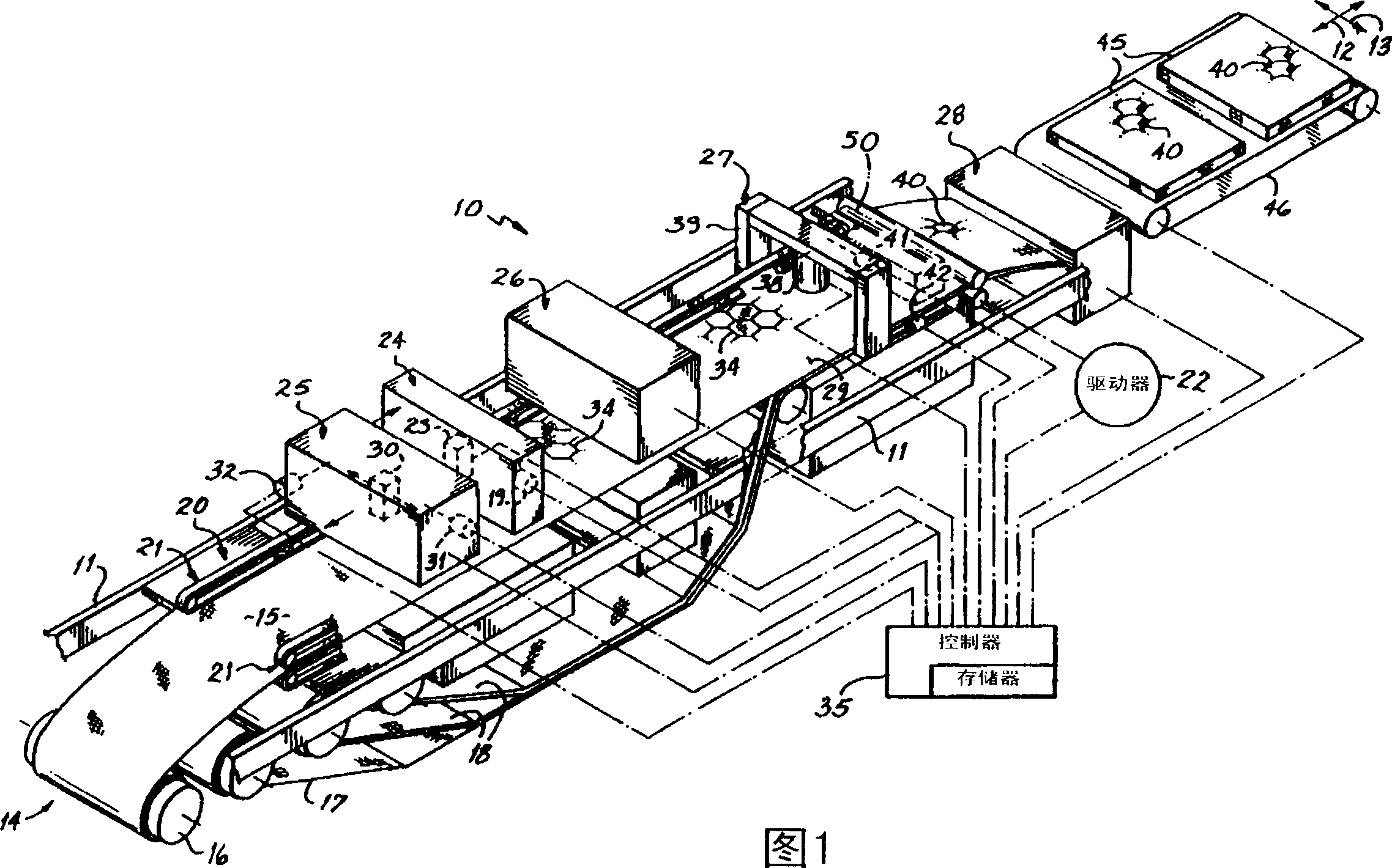 Method nad apparatus for UV ink jet printing on fabric and combination printing and quilting thereby