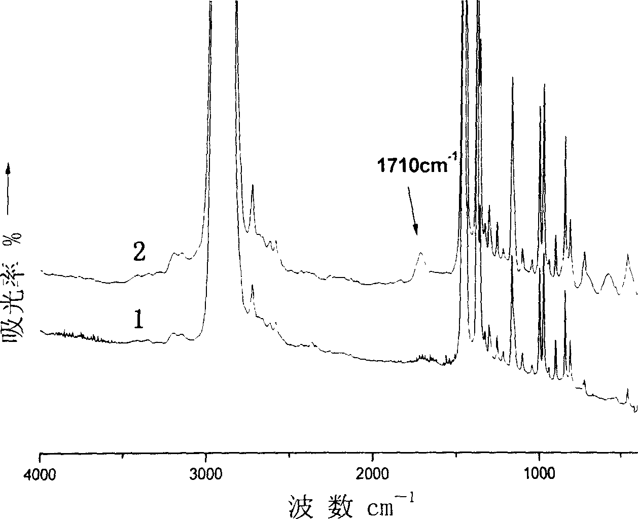 Process for preparing functional poly propylene material