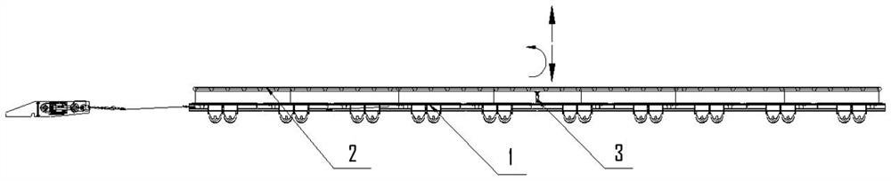 A segment automatic conveying system