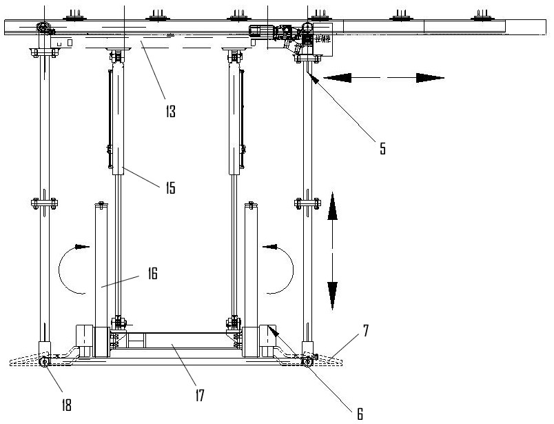 A segment automatic conveying system