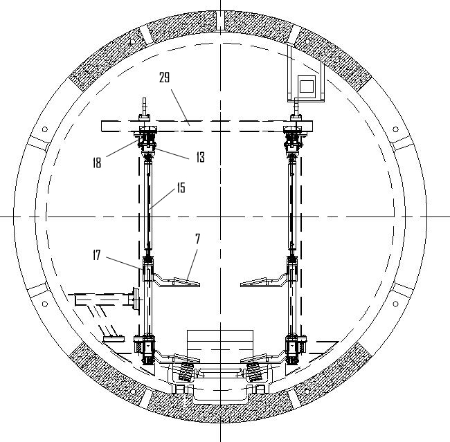 A segment automatic conveying system