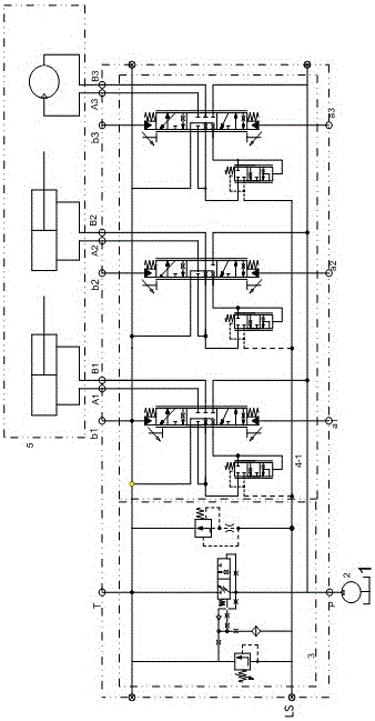 Three-way pressure compensator assembly