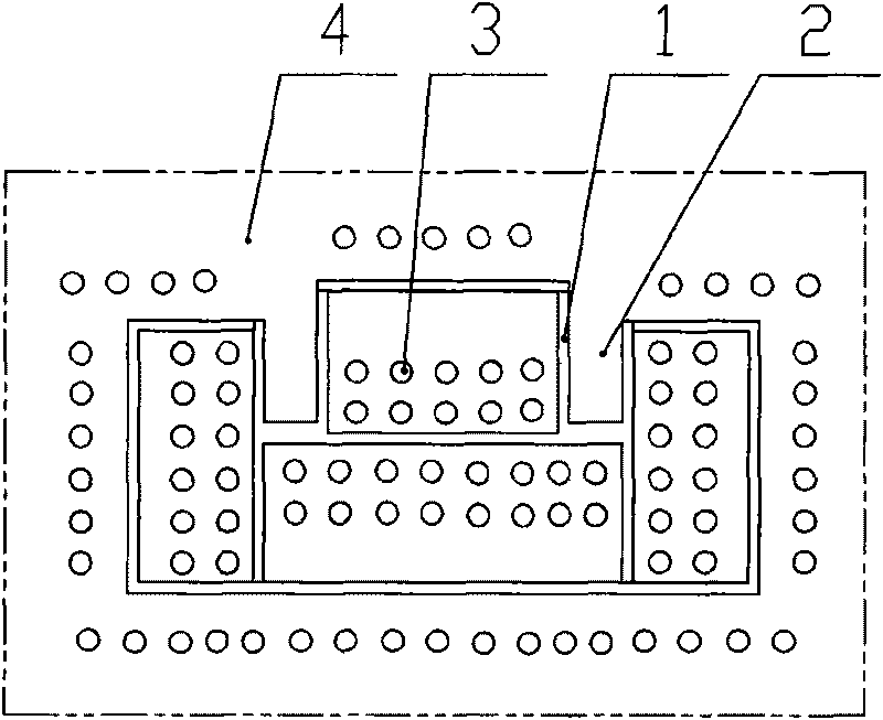 Internal opening full flow convex pot mouth