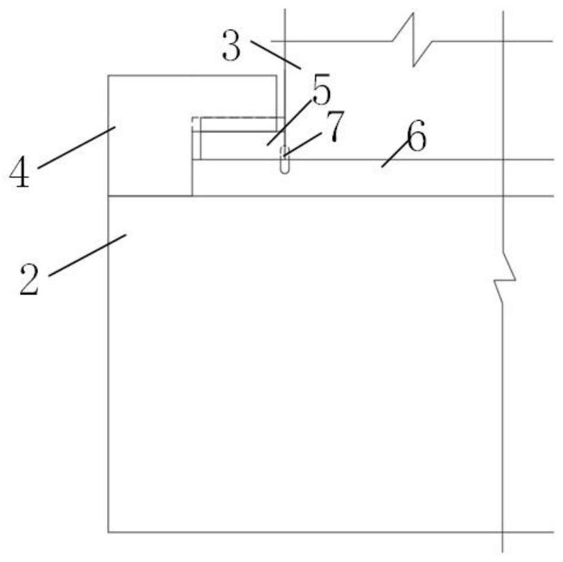 Underwater buoyancy tank separation structure and separation method suitable for hexagonal barrel type foundation overwater prefabricated platform