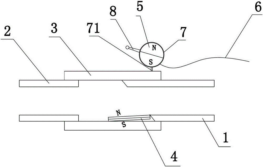 Automatic closing device for gas pipe during cooling