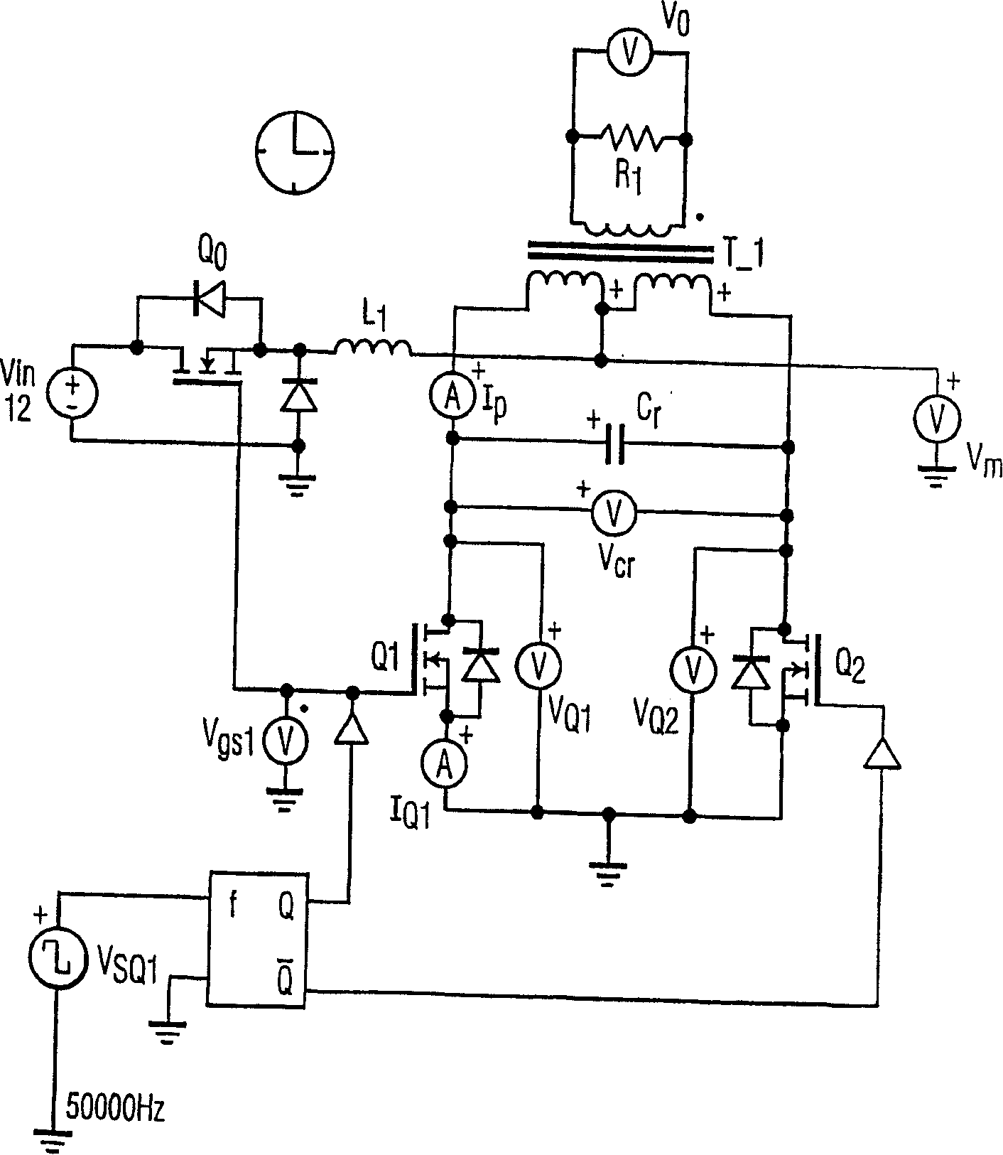 LCD backlighting inverter circuit and LCD