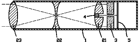 Lookout lamp for automobile