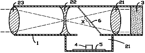 Lookout lamp for automobile