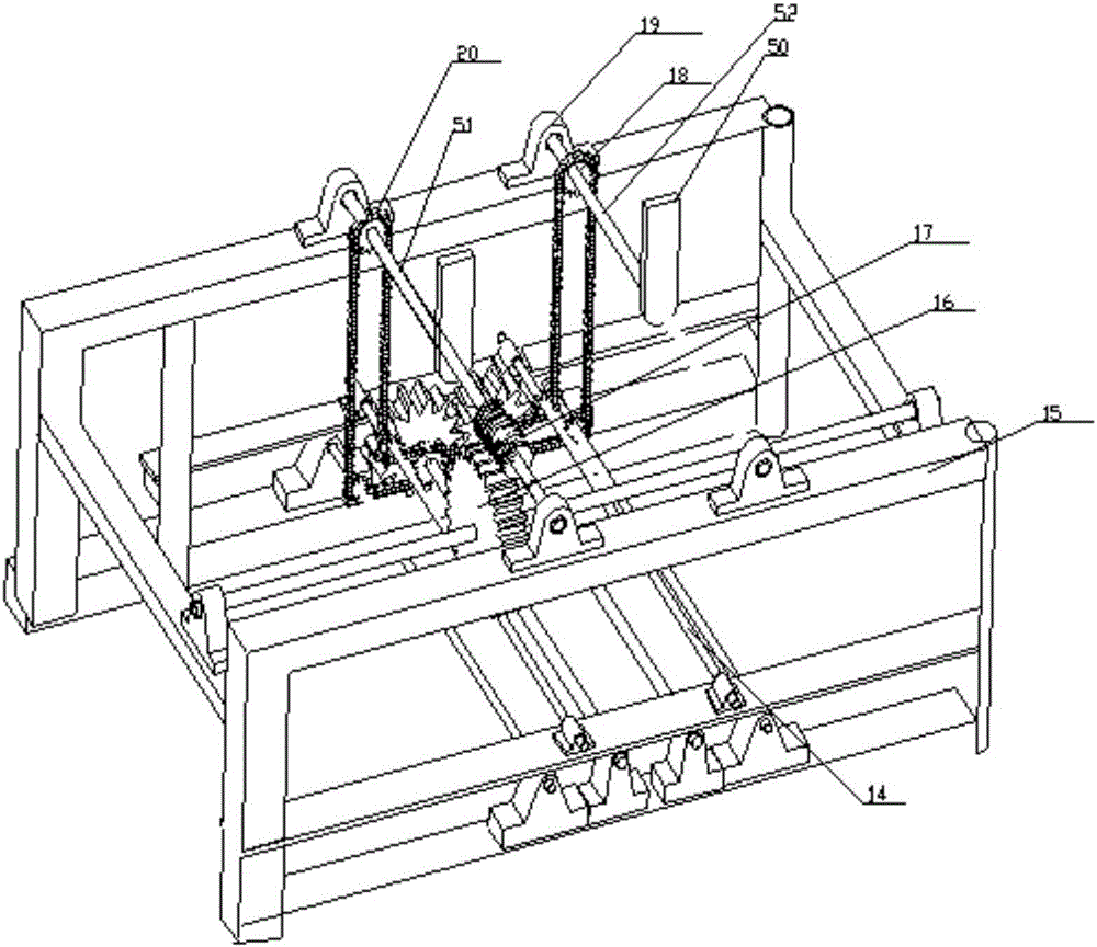 Automatic sealing mechanism integrating unfolding, folding and glue sealing functions