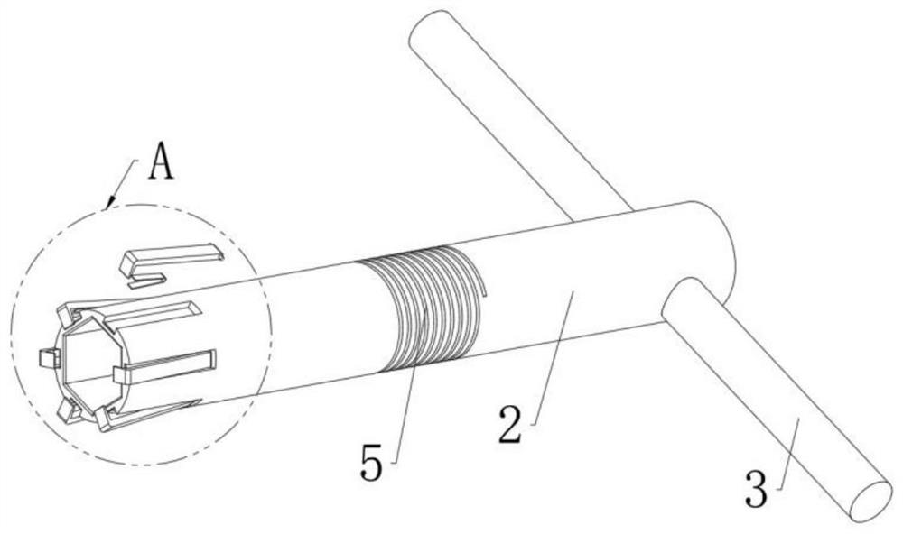 Dismounting tool for cutter feeding shaft of tobacco cutter