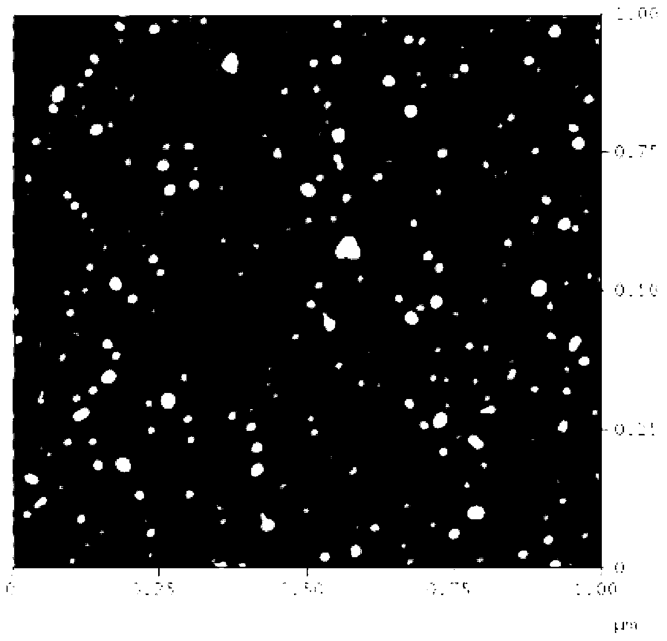 Organic silicon nano particle modified electrode, sensor piece and preparation method of electrode