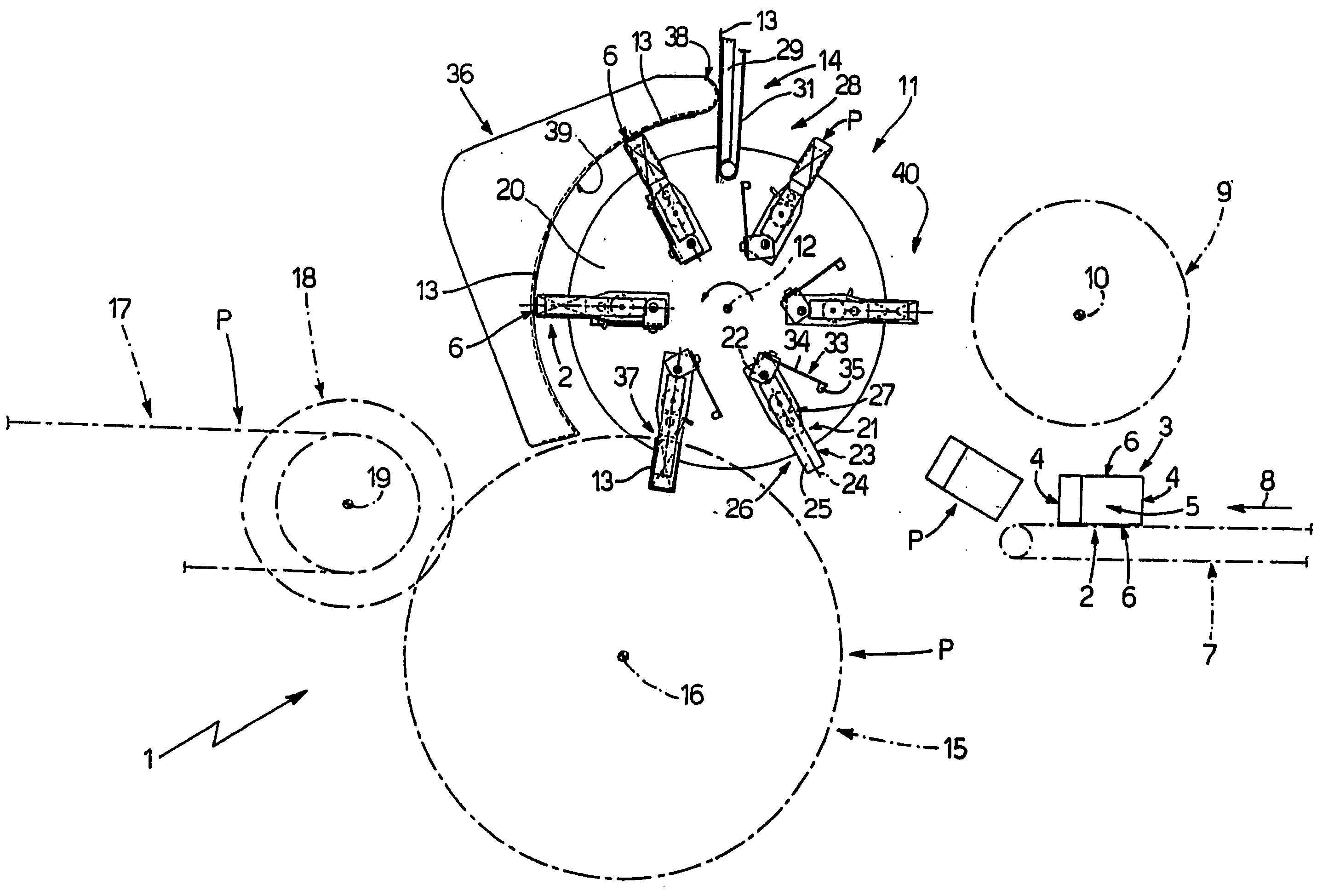 Method and machine for wrapping an article