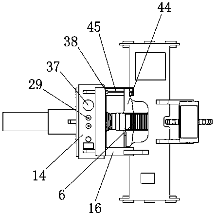 Efficient civil construction pipeline paving device