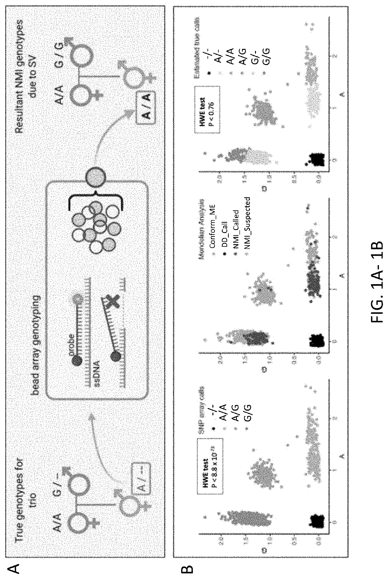 Specific structural variants discovered with non-mendelian inheritance