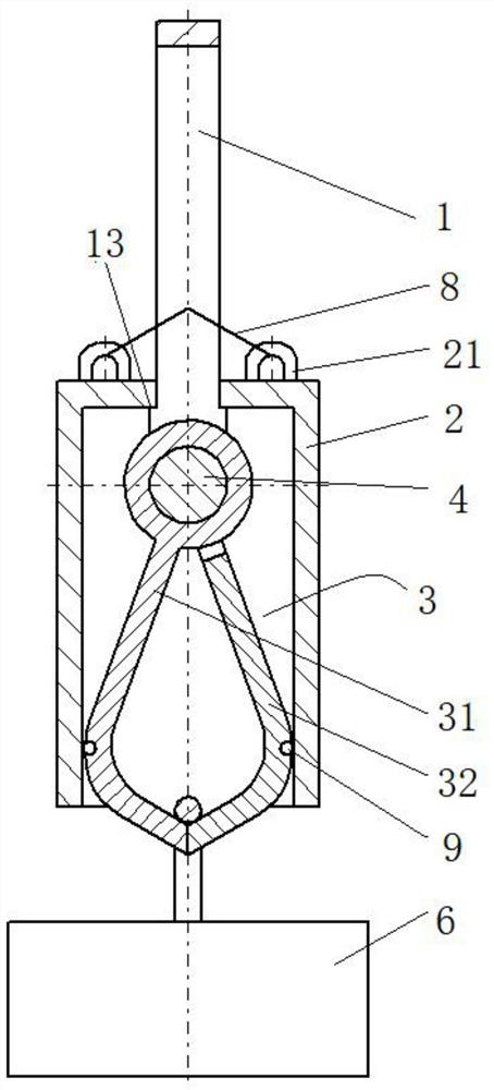 Mechanical remote unlocking and separating mechanism and using method thereof