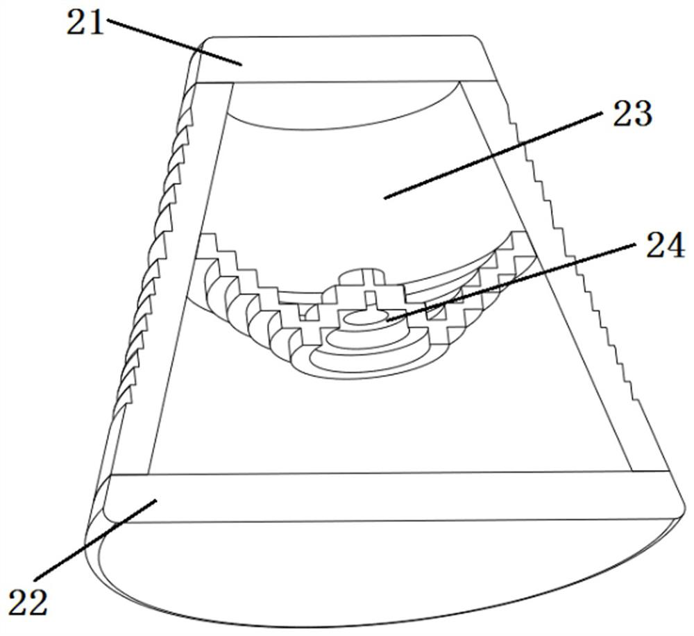 Buffering damping stair floor and debugging method thereof