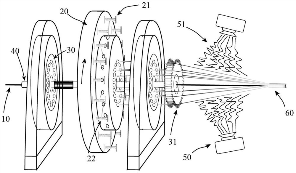 Multifunctional wool composite yarn and preparation method thereof