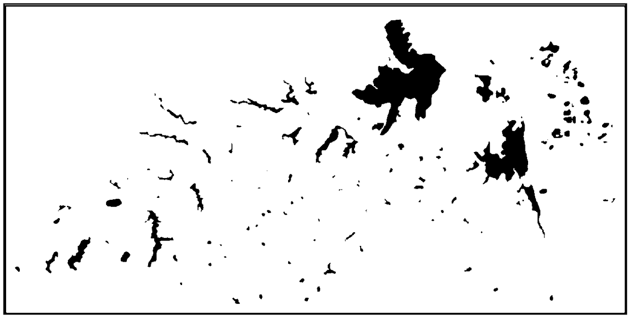 Lake automatic selection method and device based on dynamic multi-scale clustering