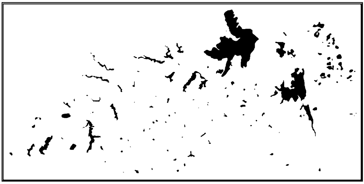 Lake automatic selection method and device based on dynamic multi-scale clustering