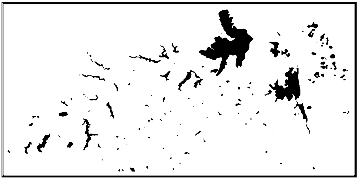 Lake automatic selection method and device based on dynamic multi-scale clustering