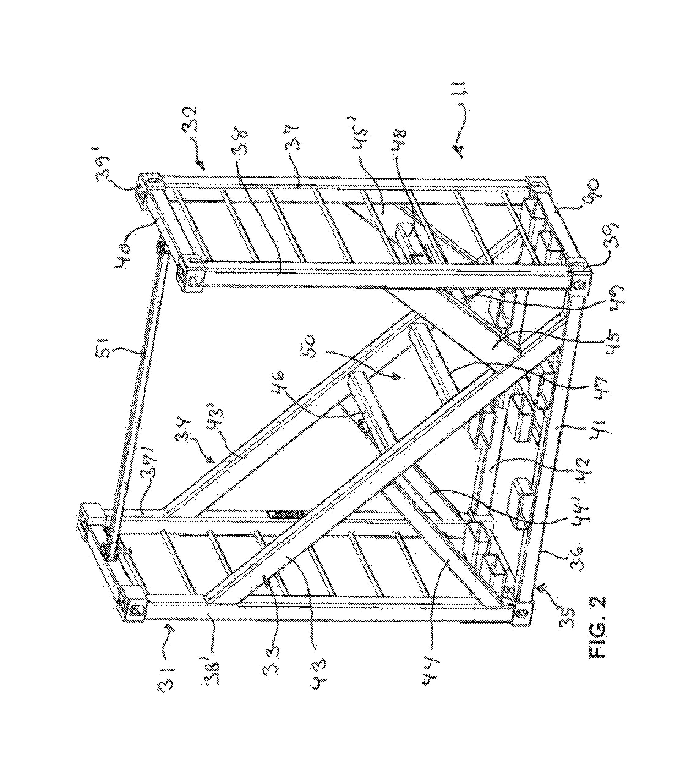 Transportation and storage system for wind turbine blades